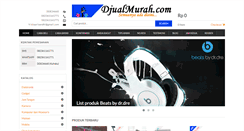 Desktop Screenshot of djualmurah.com